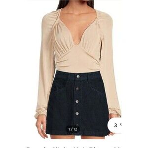 NWT Intimately Free People In Your Arms Bodysuit Blossom Pink Size M